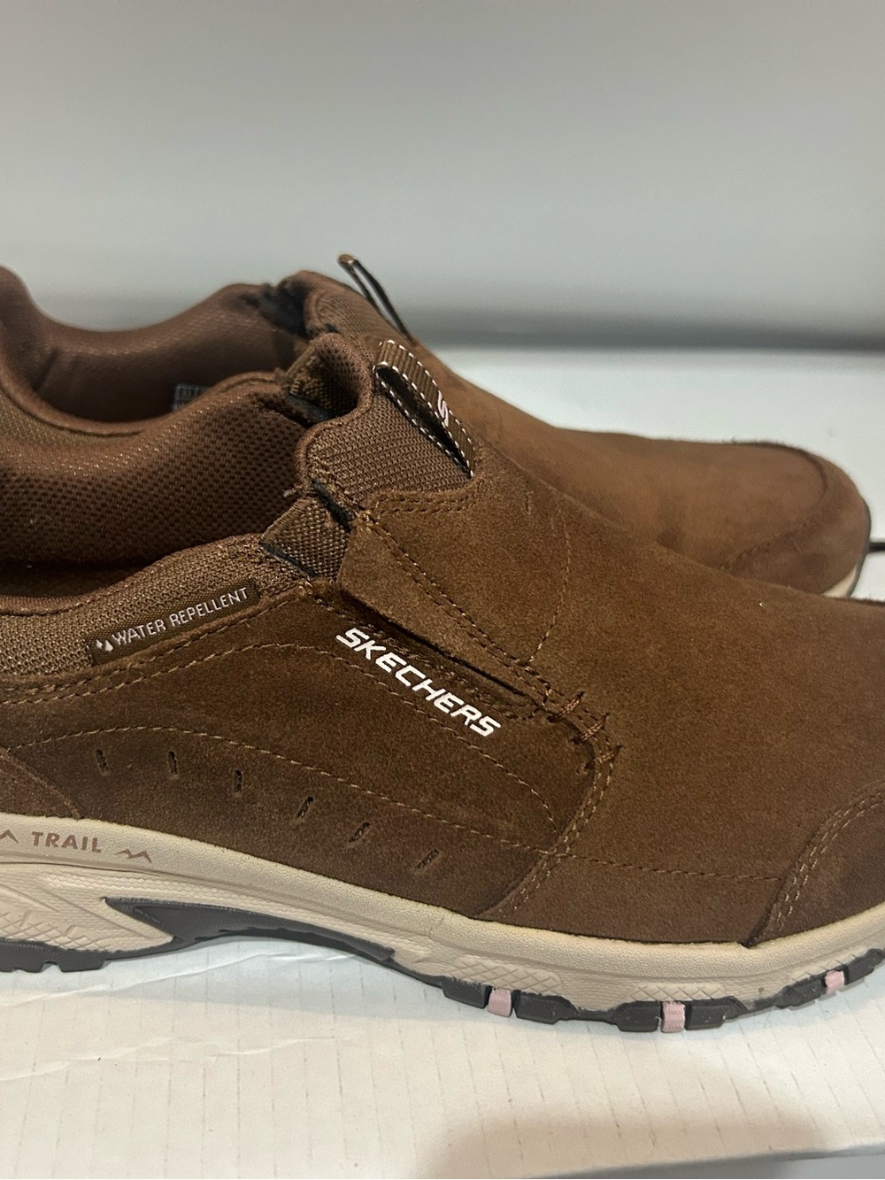 Skechers Women’s Size 11 Brown Hillcrest Sunapee Slip-On Trail Shoes
